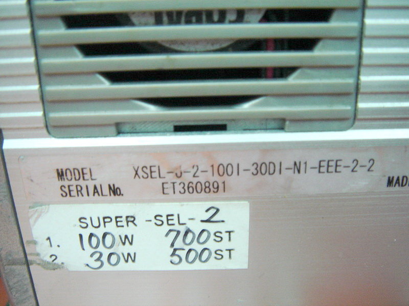 IAI X-SEL CONTROLLER XSEL-J-2-100I-30DI-N1-EEE-2-2 - PLC DCS SERVO